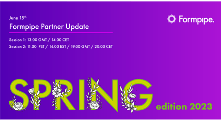 Formpipe Partner Update Spring 2023