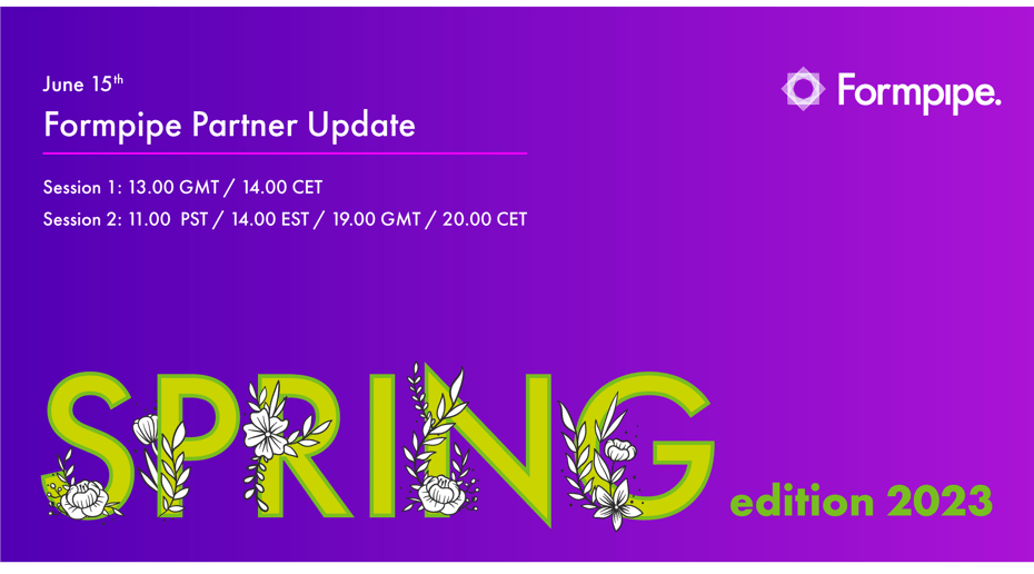 Formpipe Partner Update Spring 2023