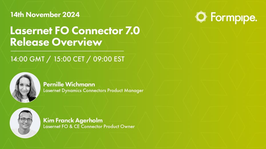Webinar: Lasernet FO Connector 7.0 Release Overview
