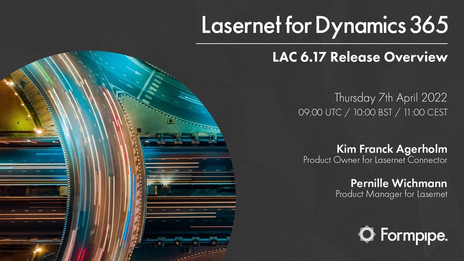Webinar: Lasernet Connector 6.17 Release Overview