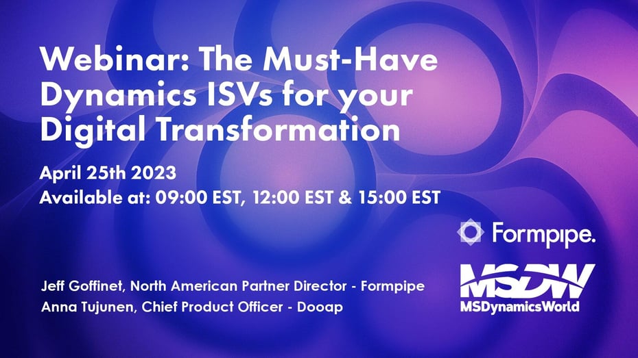 The Must Have Dynamics 365 ISVs for your Digital Transformation