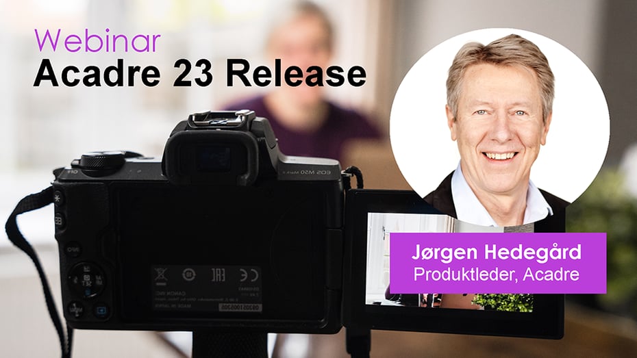 Webinar: Acadre 23 release