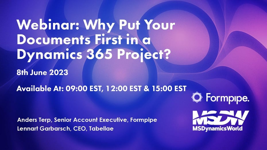 Tabellae Joins Formpipe for Upcoming Webinar